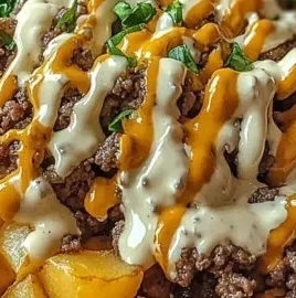 Savory smash burger bowl with fresh ingredients for a guilt-free meal