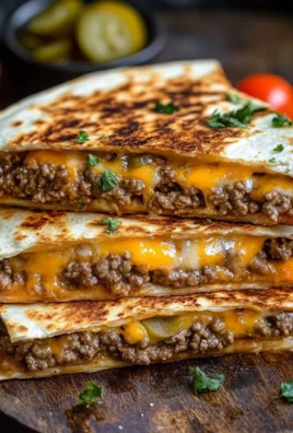 Delicious Smashburger Quesadillas served with fresh ingredients and crispy tortillas