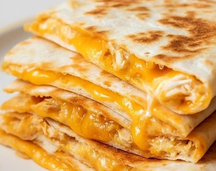 Delicious Chicken Quesadillas made inspired by Taco Bell recipes