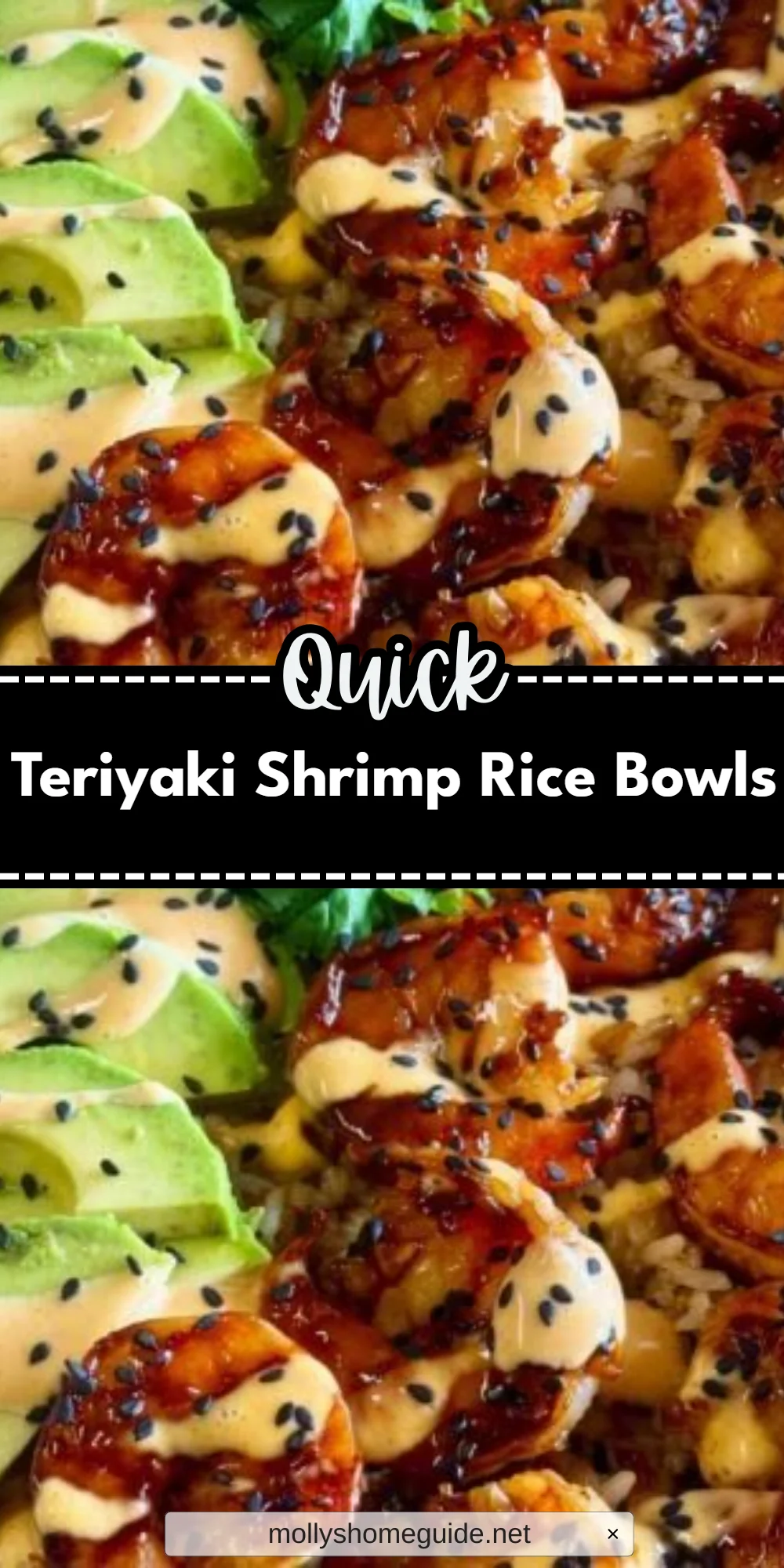 Teriyaki Shrimp Rice Bowls