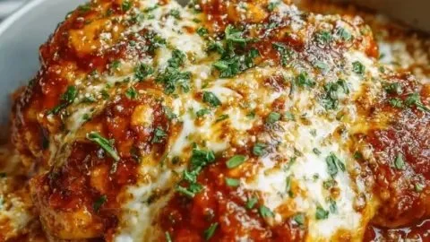Cottage Cheese Chicken Parm Bowl