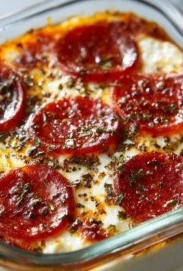 Cottage cheese pizza bowl with fresh toppings and herbs