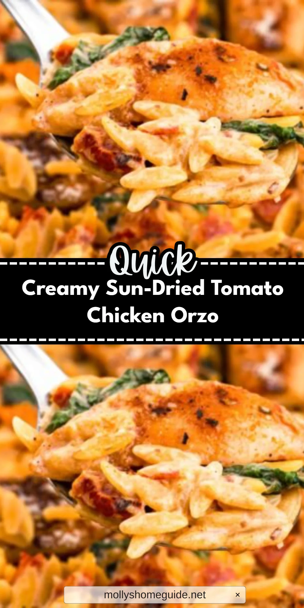 Creamy Sun-Dried Tomato Chicken Orzo