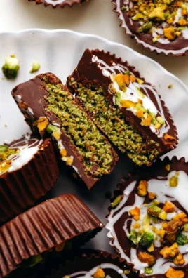 Delicious homemade chocolate cups recipe inspired by Dubai's flavors.