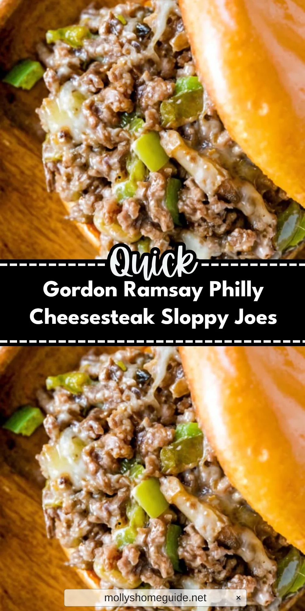 Gordon Ramsay Philly Cheesesteak Sloppy Joes