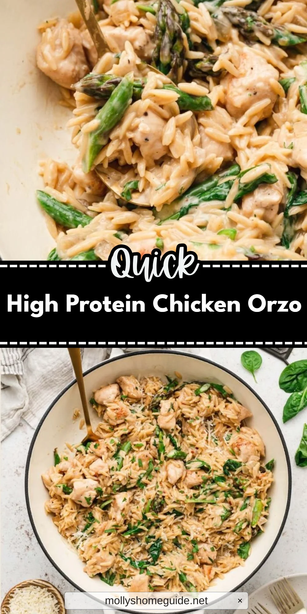 High Protein Chicken Orzo