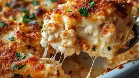 Irresistibly Cheesy High Protein Chicken Parmesan Casserole