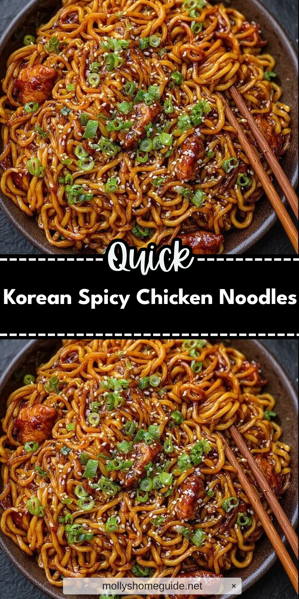Korean Spicy Chicken Noodles