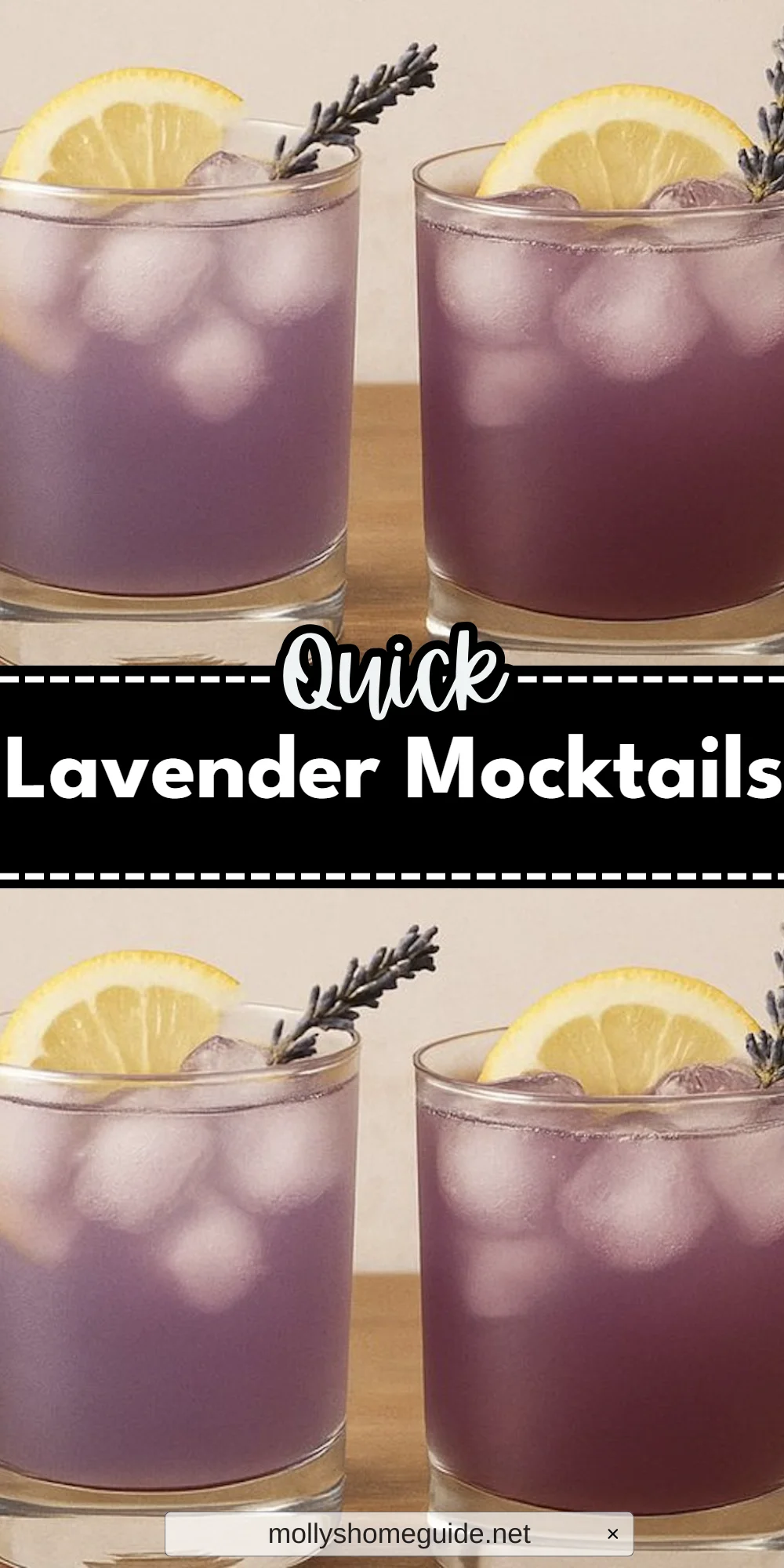 Lavender Mocktails