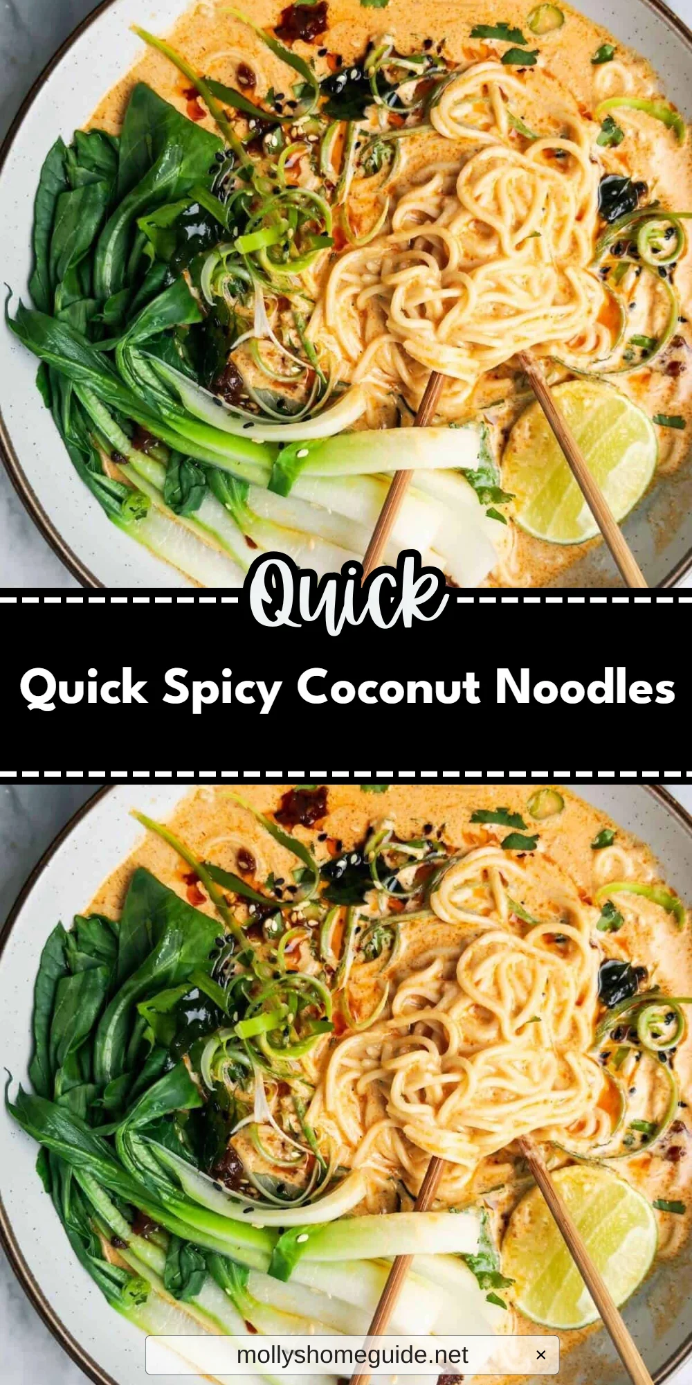 Quick Spicy Coconut Noodles