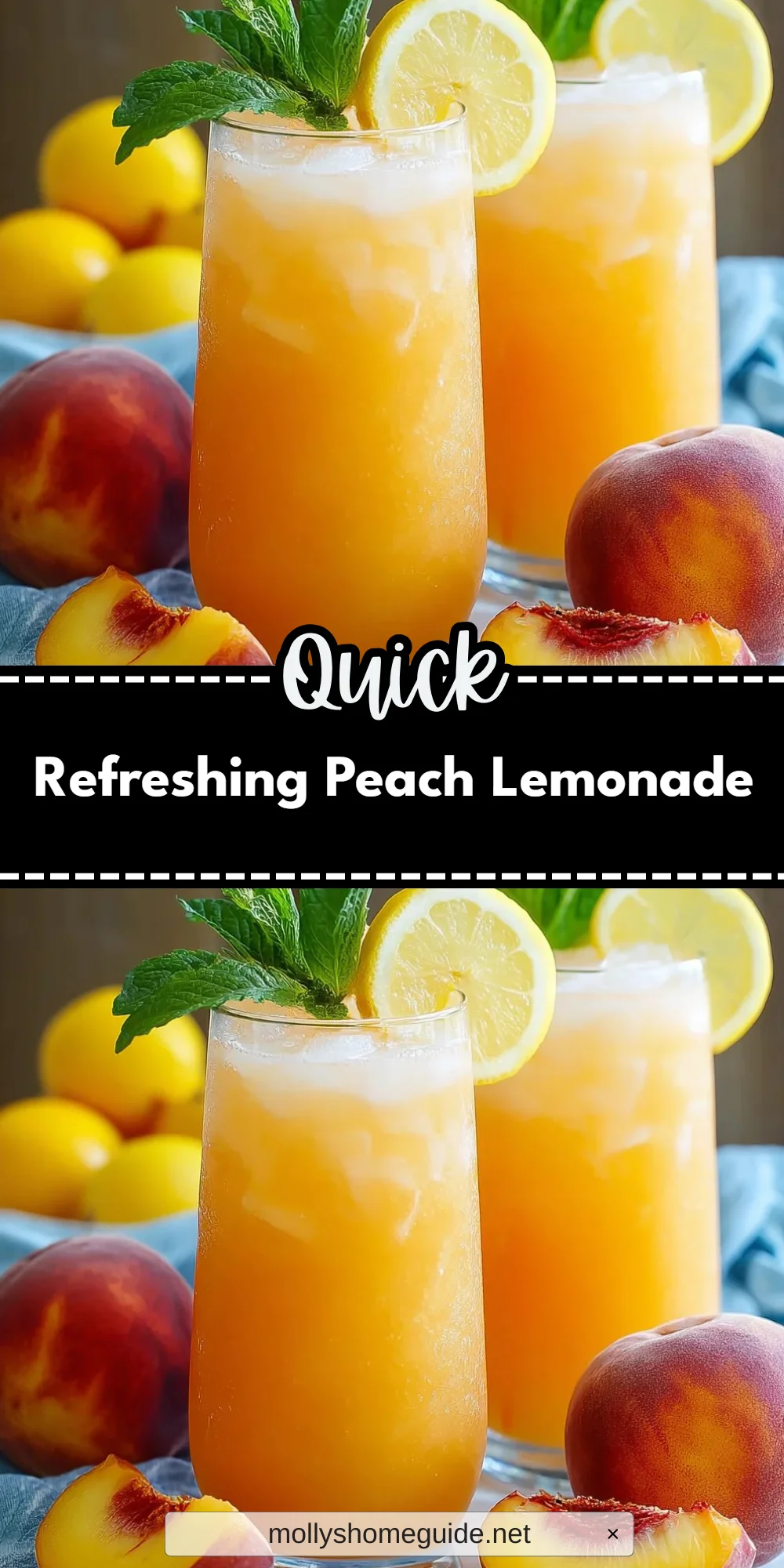 Refreshing Peach Lemonade