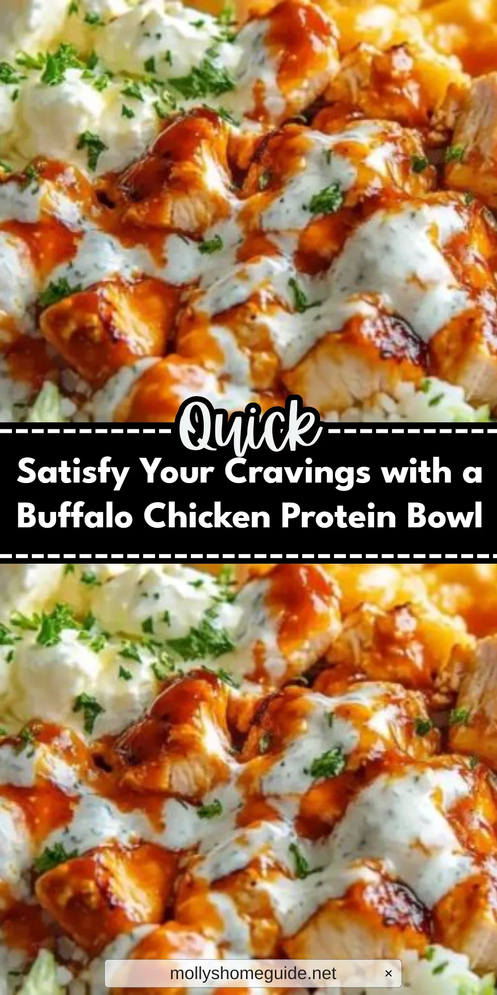 Satisfy Your Cravings with a Buffalo Chicken Protein Bowl