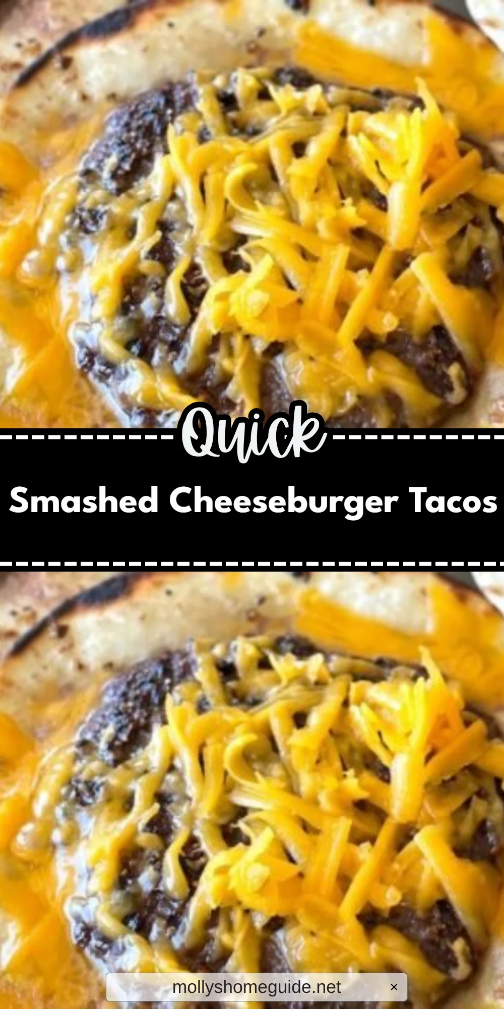 Smashed Cheeseburger Tacos