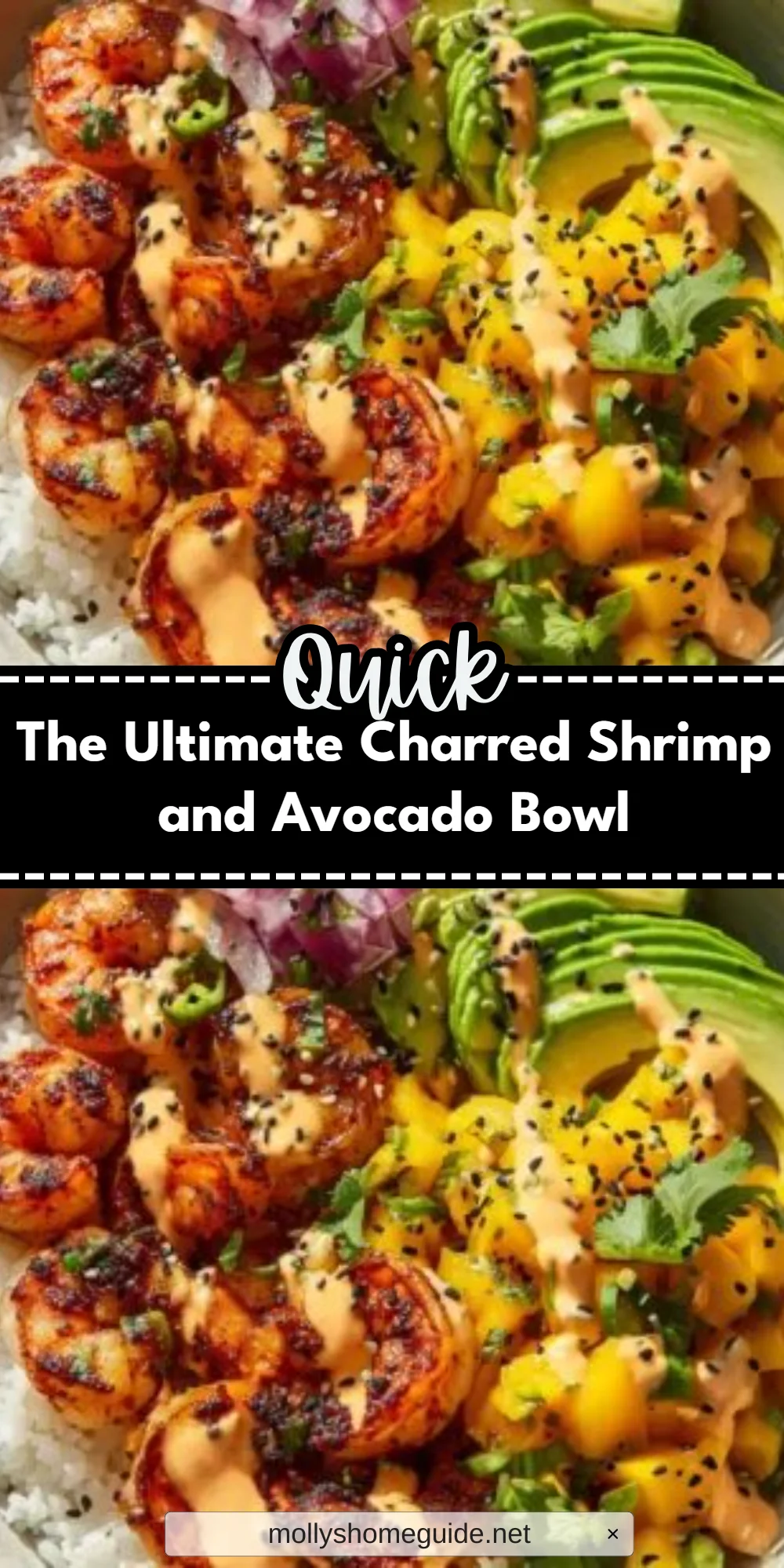 The Ultimate Charred Shrimp and Avocado Bowl