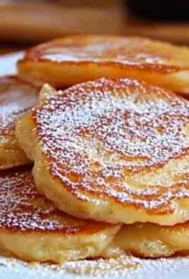 Delicious apple yogurt pancakes stacked on a plate with syrup and fresh apples