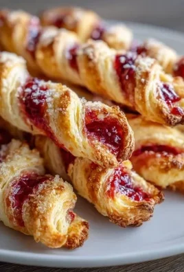 Delicious Berry Puff Twists filled with fresh berries and flaky pastry.