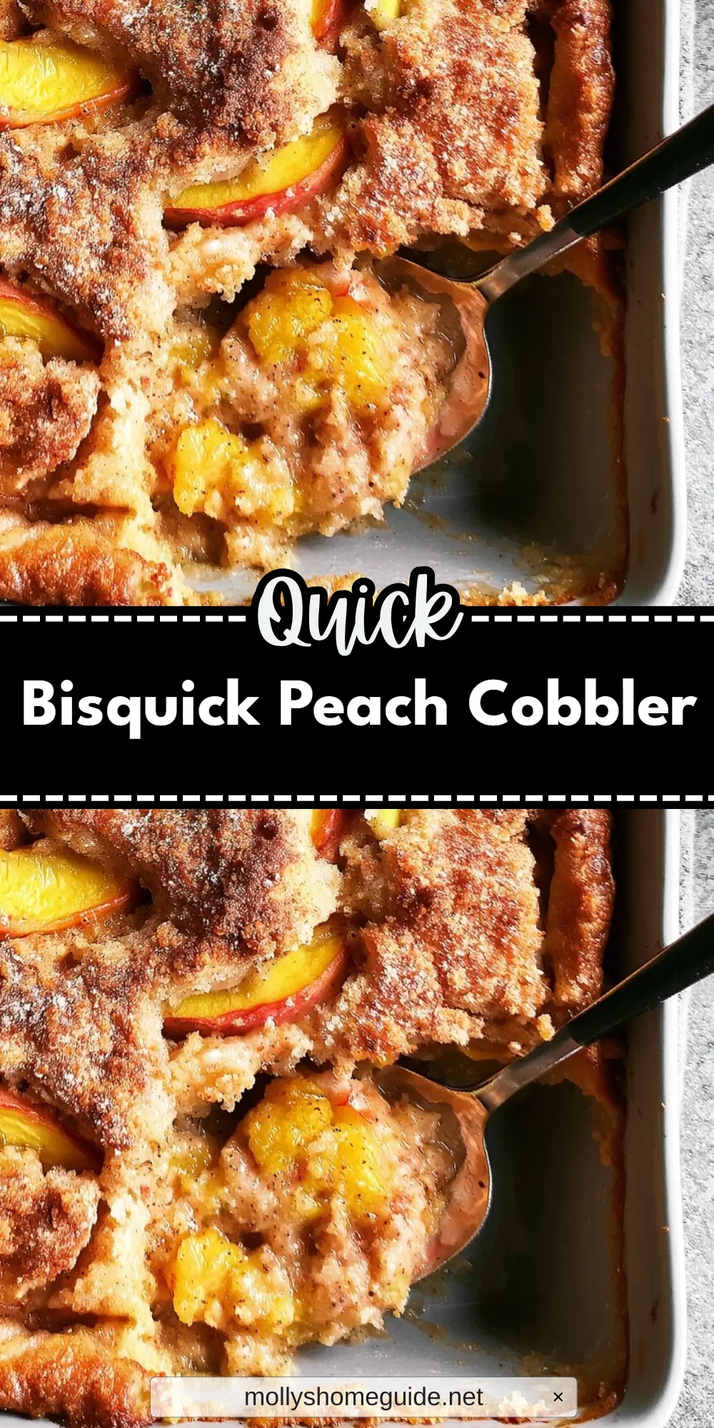 Bisquick Peach Cobbler