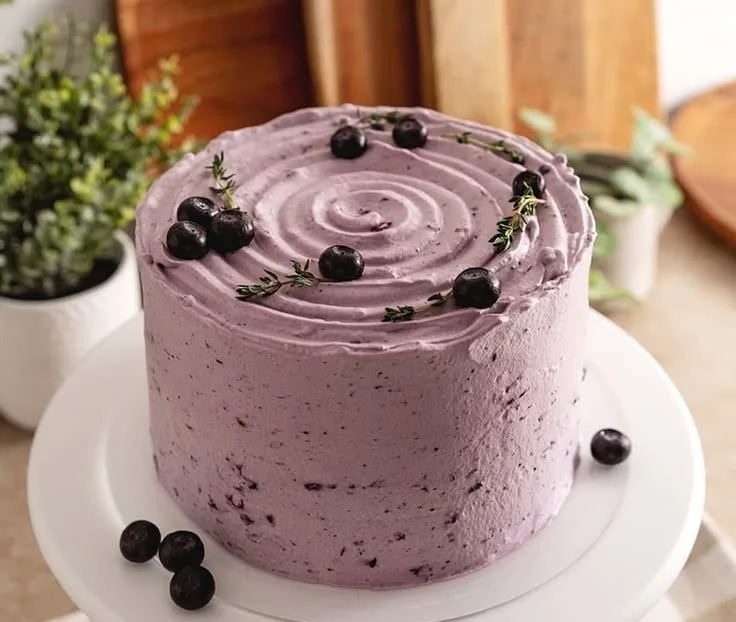 Blueberry Chiffon Cake