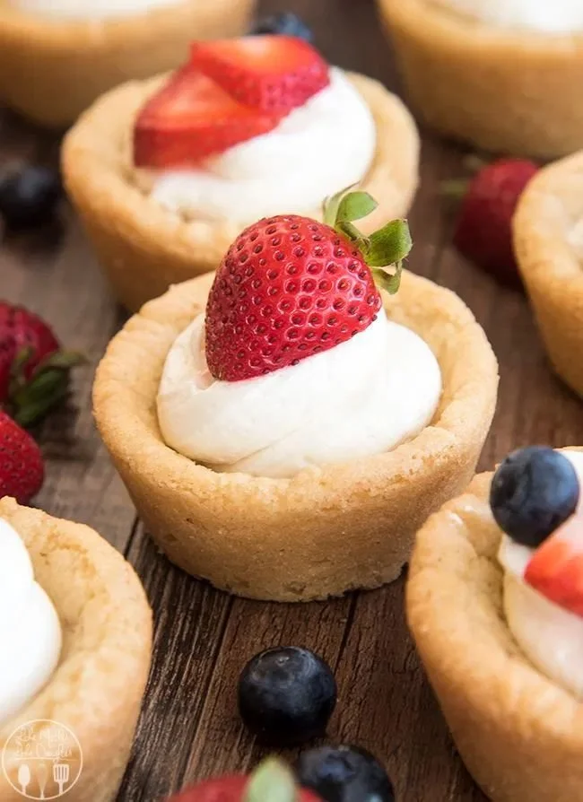 Cheesecake Sugar Cookie Cups