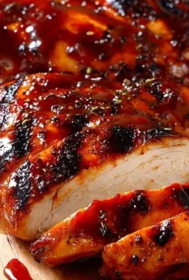 Classic grilled BBQ chicken on a barbecue grill with sauce glazing the meat.