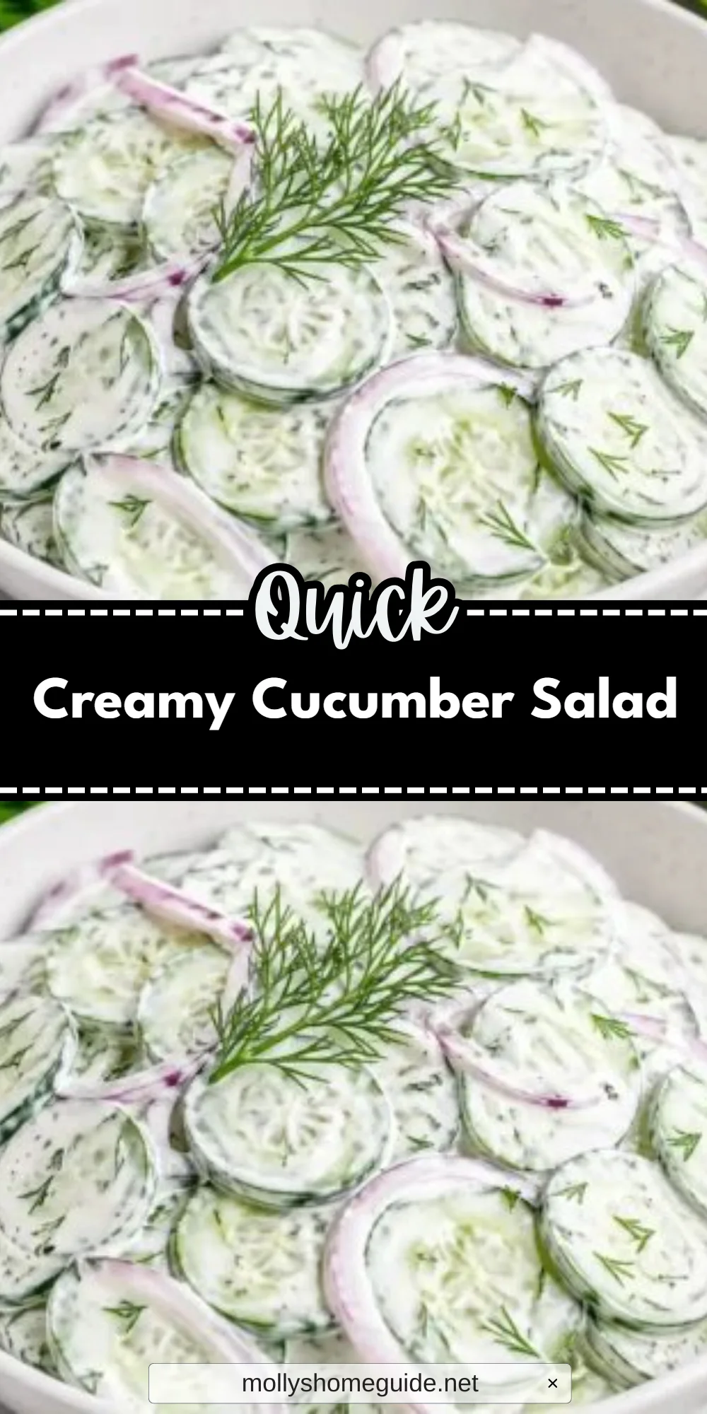 Creamy Cucumber Salad