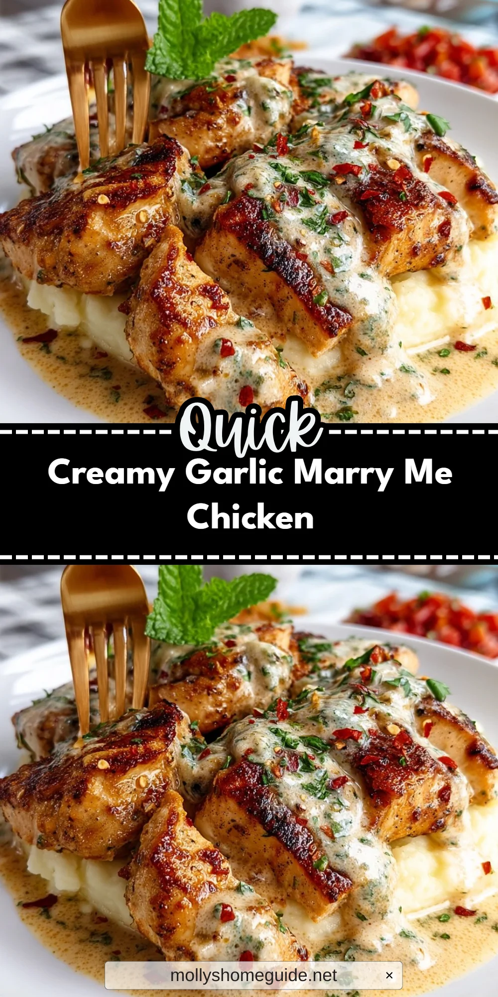Creamy Garlic Marry Me Chicken