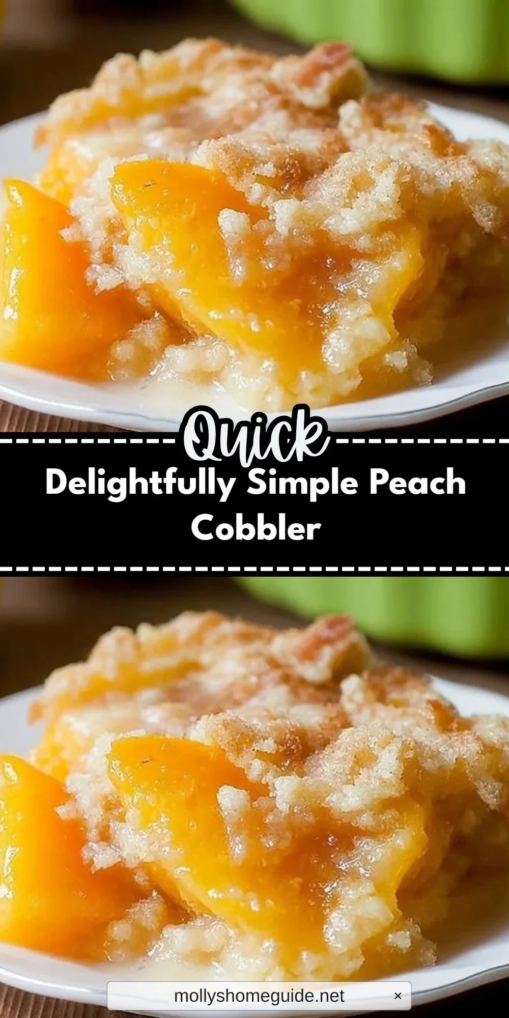 Delightfully Simple Peach Cobbler