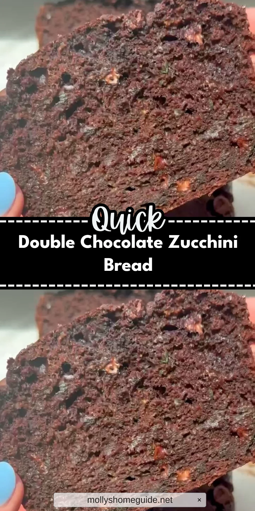 Double Chocolate Zucchini Bread