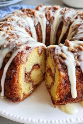 Delicious Easy Cinnamon Roll Bundt Cake with cream cheese glaze
