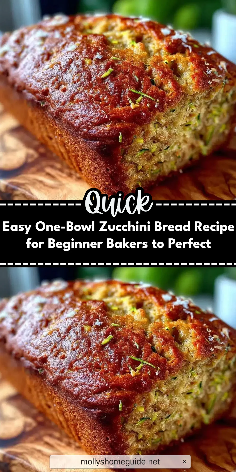 Easy One-Bowl Zucchini Bread Recipe for Beginner Bakers to Perfect