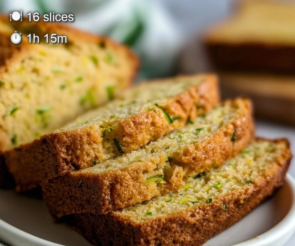 Deliciously moist and tender easy zucchini bread recipe