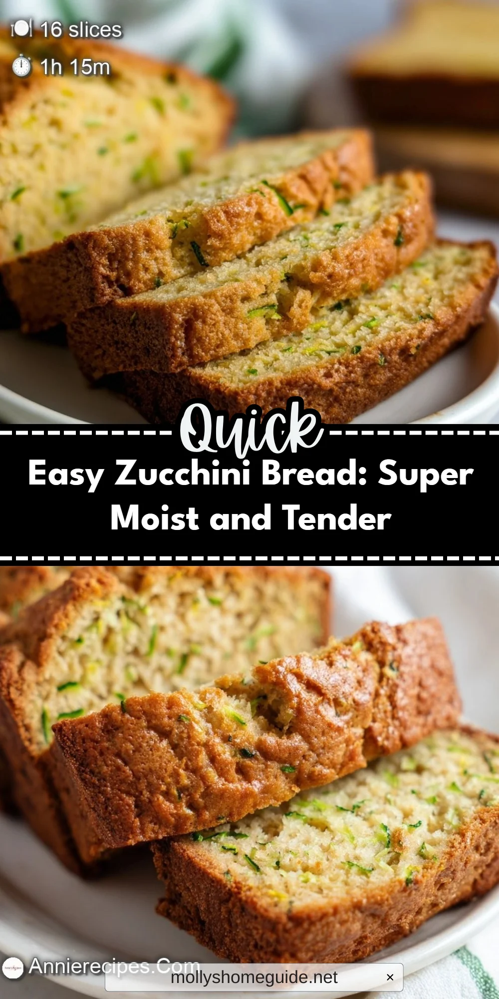 Easy Zucchini Bread: Super Moist and Tender
