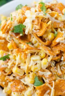 Delicious Fritos Corn Salad with corn, beans, and Fritos chips