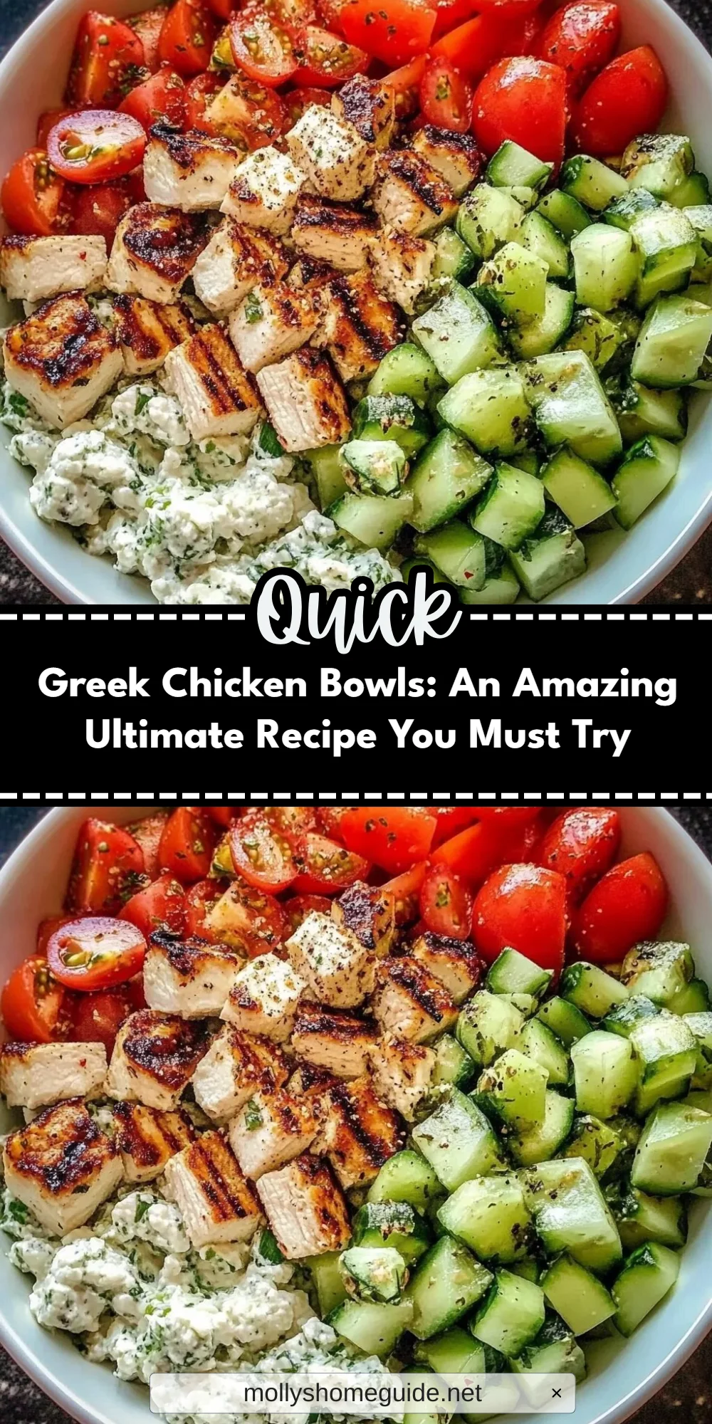 Greek Chicken Bowls: An Amazing Ultimate Recipe You Must Try