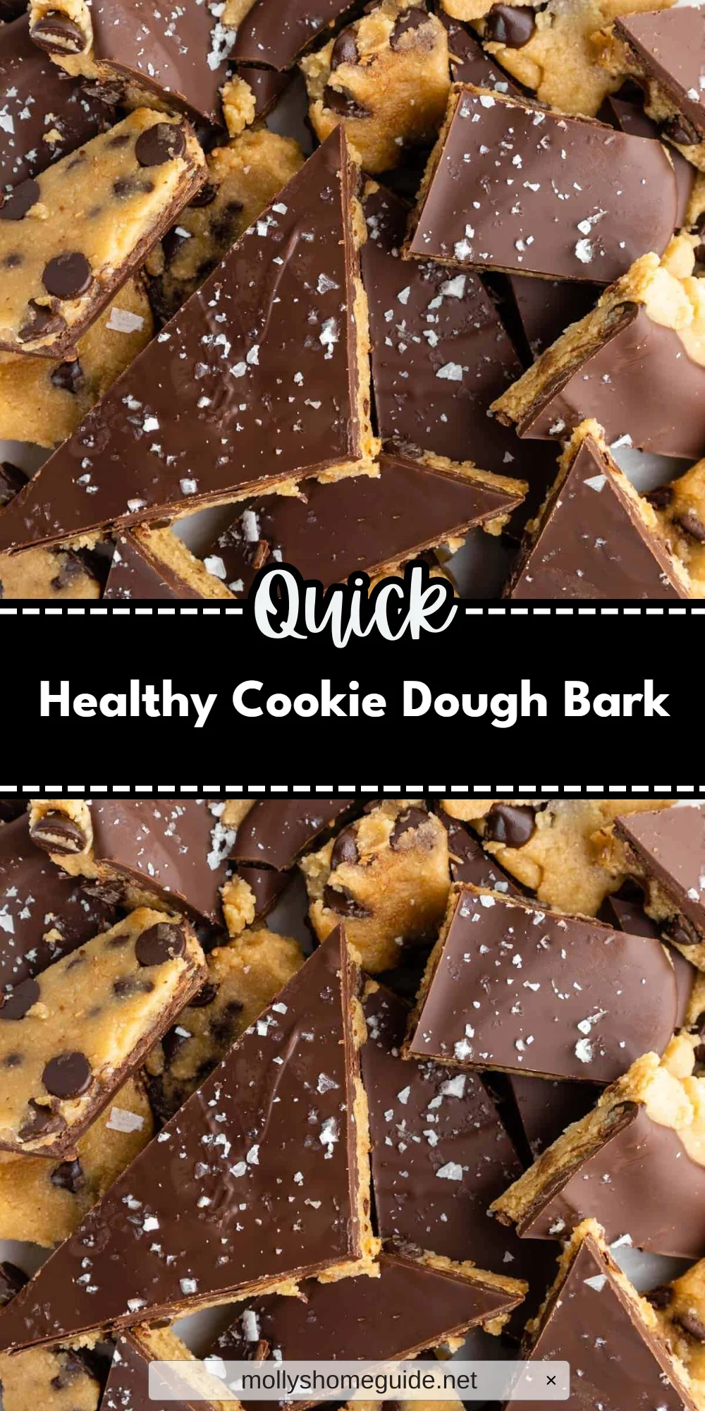 Healthy Cookie Dough Bark