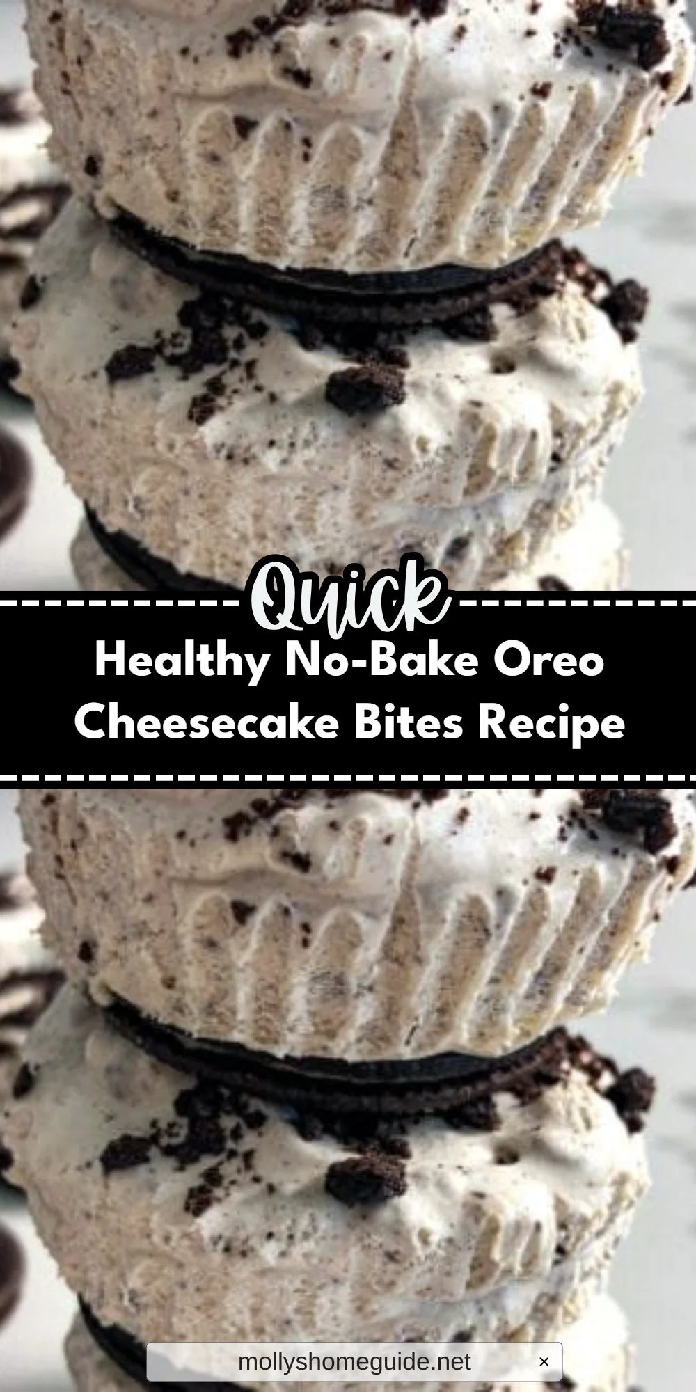 Healthy No-Bake Oreo Cheesecake Bites Recipe