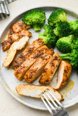 Juicy 30-minute baked chicken breast served with fresh vegetables