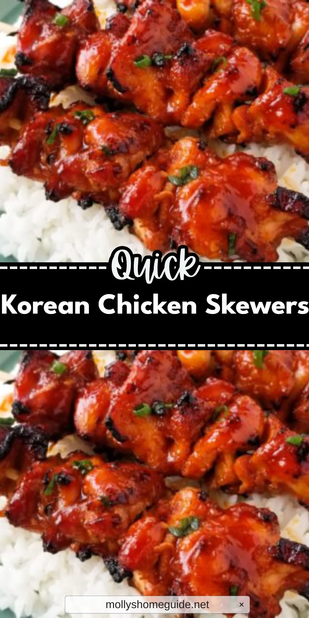 Korean Chicken Skewers