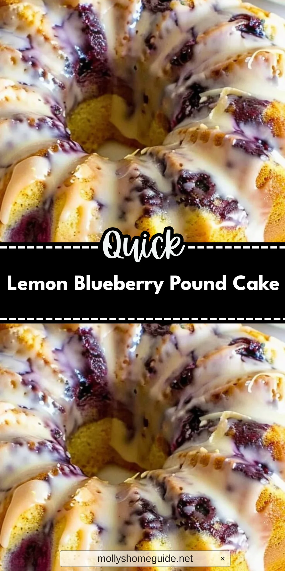 Lemon Blueberry Pound Cake