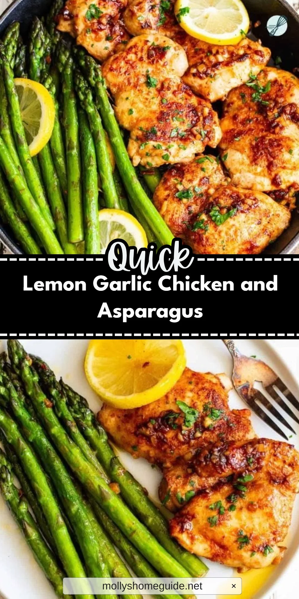 Lemon Garlic Chicken and Asparagus