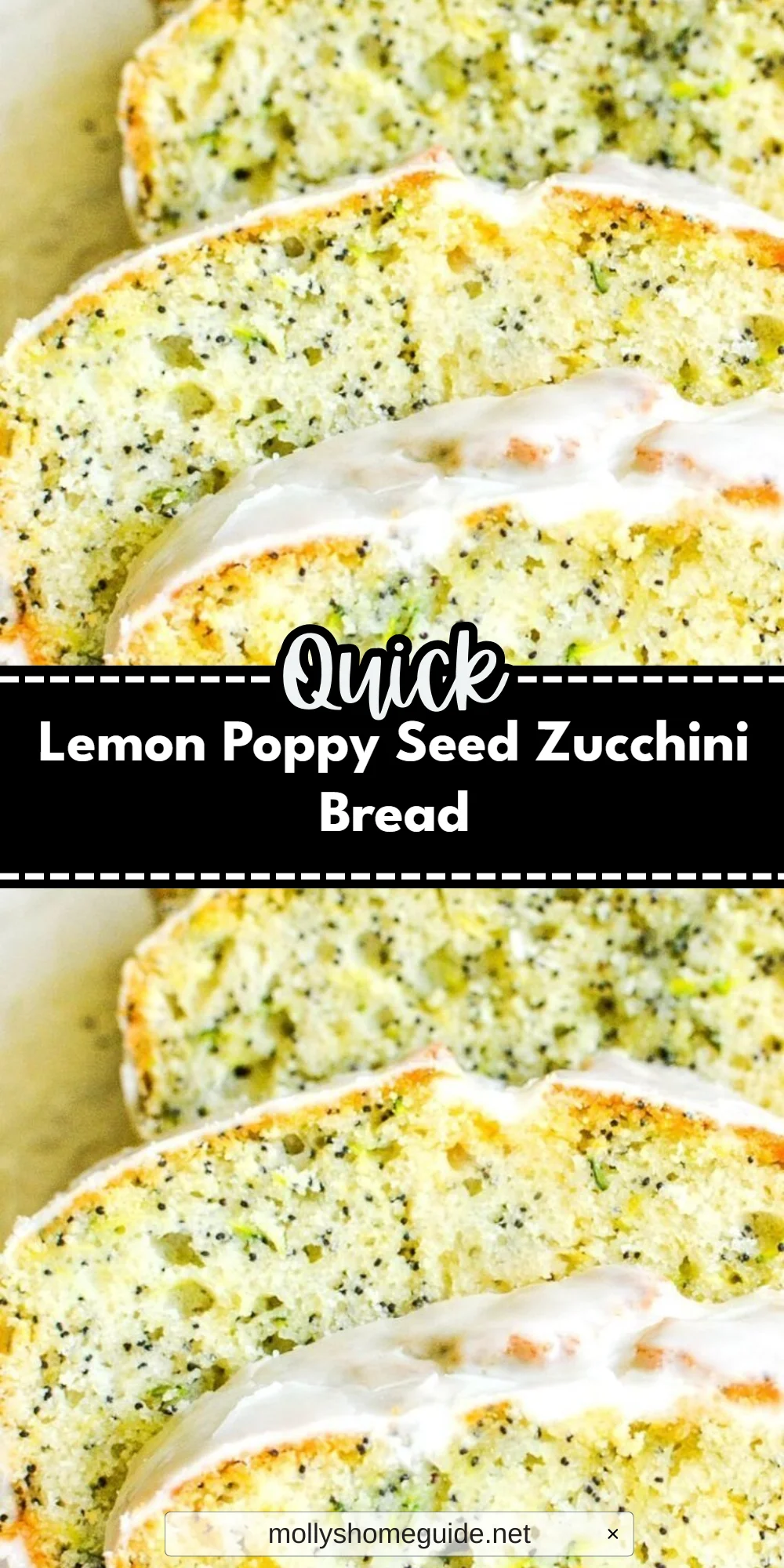 Lemon Poppy Seed Zucchini Bread