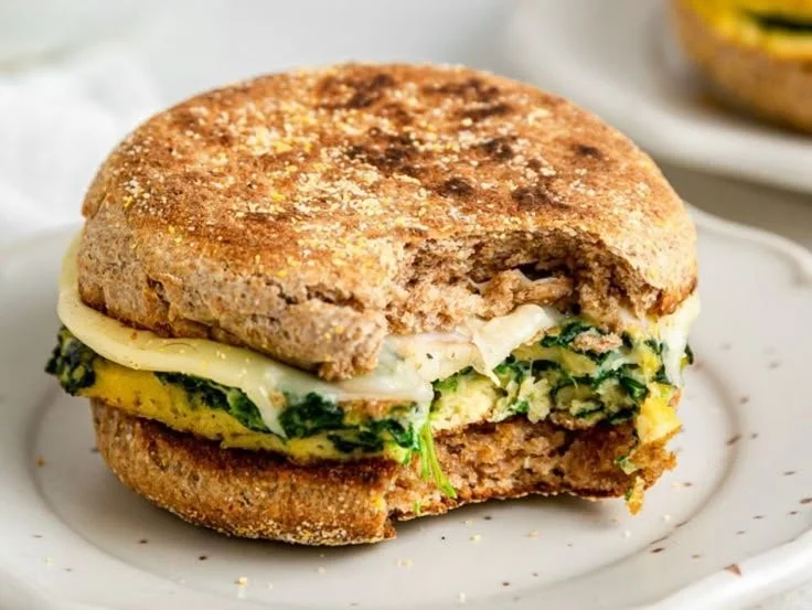Meal prep breakfast sandwiches ready for quick morning nutrition