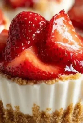 Delicious no-bake mini cheesecake cups topped with berries