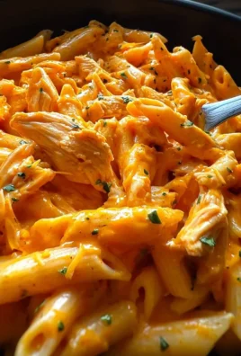 Delicious One-Pot Creamy Buffalo Chicken Pasta served in a bowl