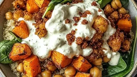 Delicious anti-inflammatory glow bowl packed with healthy ingredients.