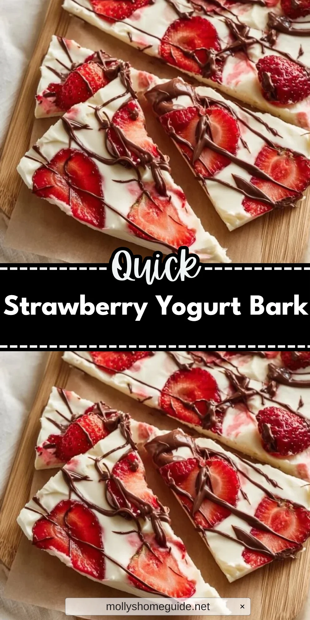 Strawberry Yogurt Bark